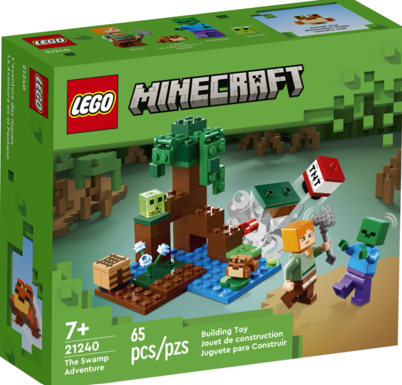 NEU LEGO® Minecraft 21240 Das Sumpfabenteuer
