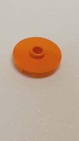 NEU Fliese, rund 2 x 2 mit offener Noppe orange