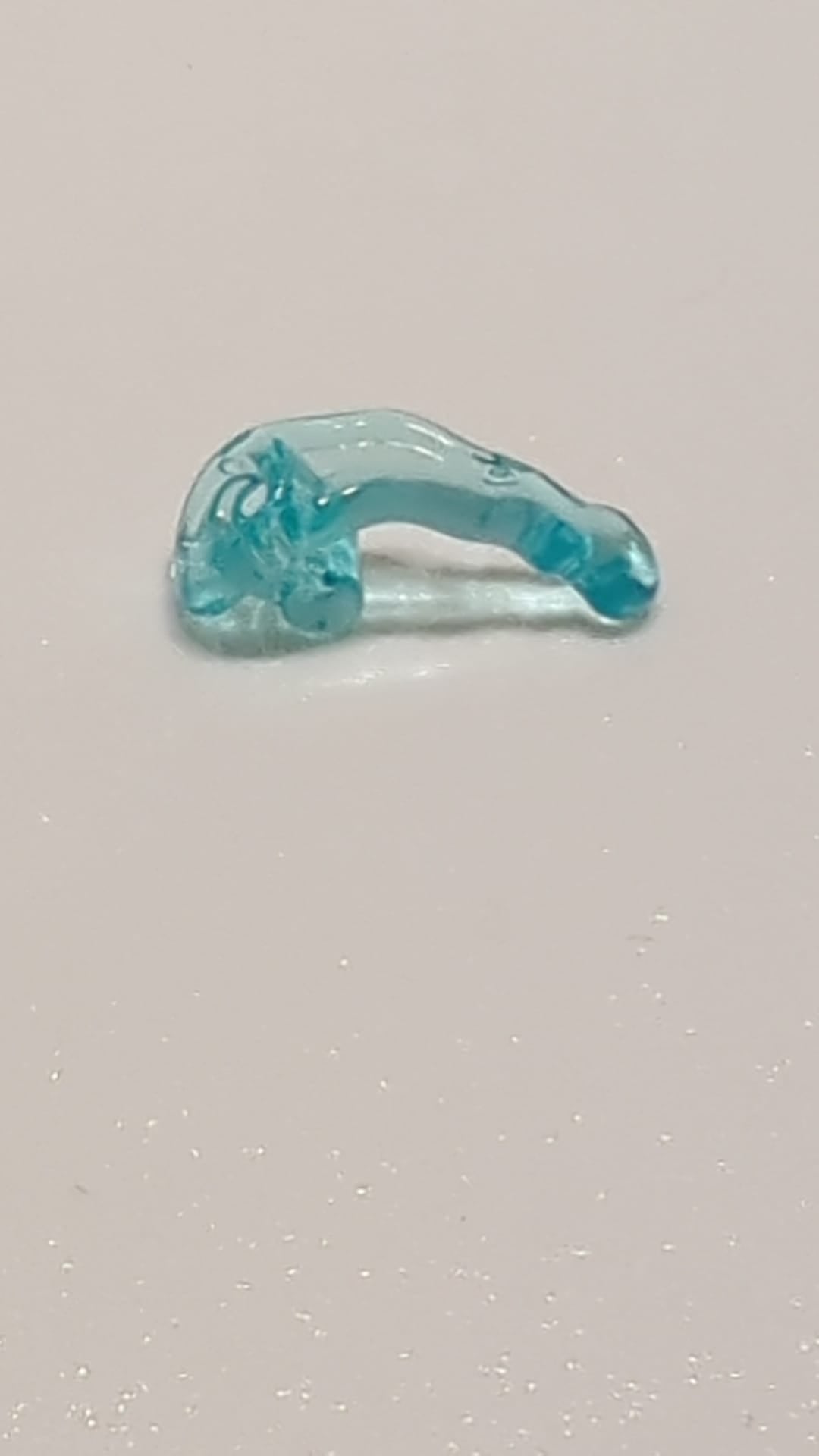 NEU Welle/Kraftexplosion mit Stangengriff transparent hellblau