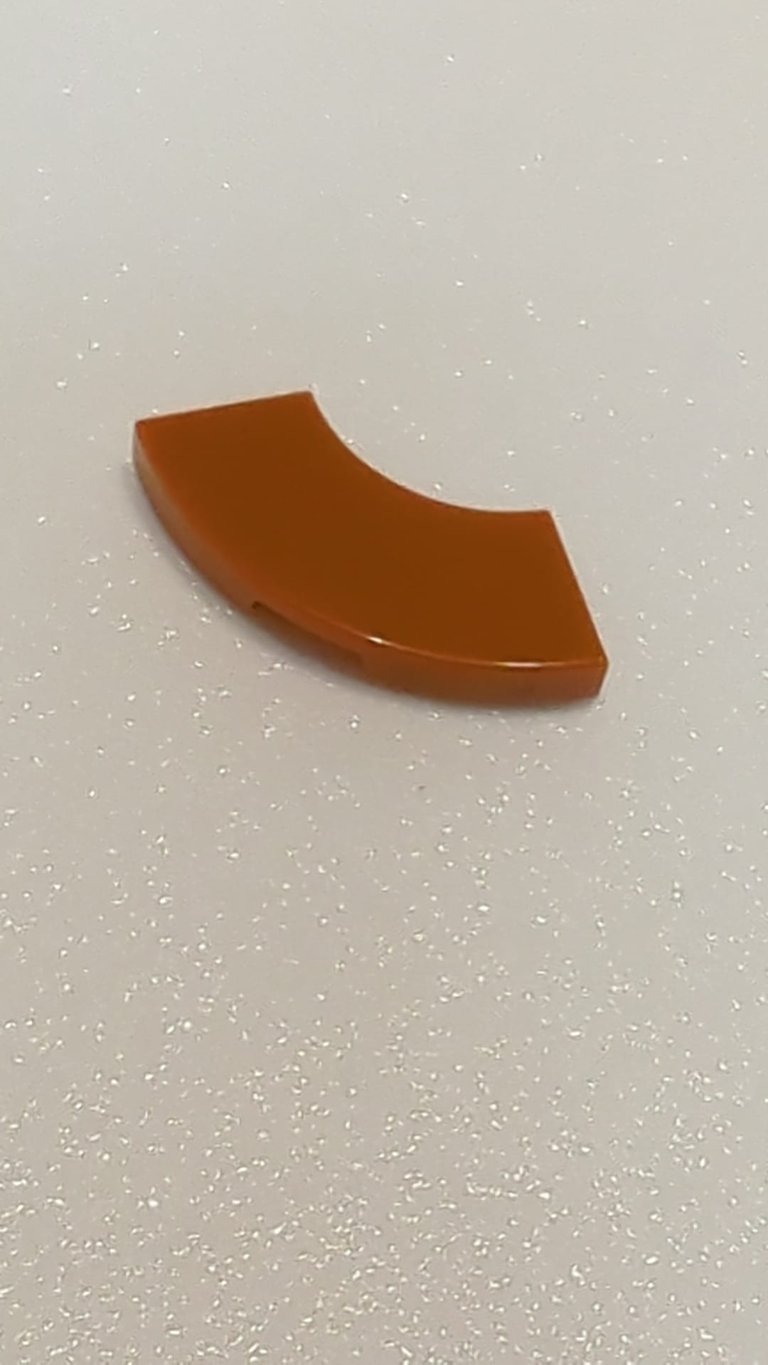 NEU Fliese, Kurve 2 x 2 Macaroni dunkelorange