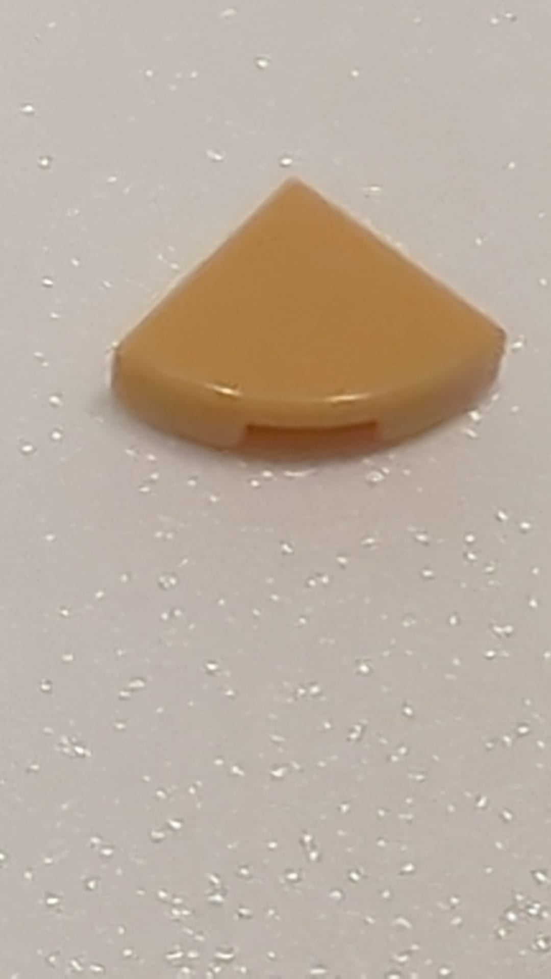 NEU Fliese, Rund 1 x 1 Viertel beige (medium)