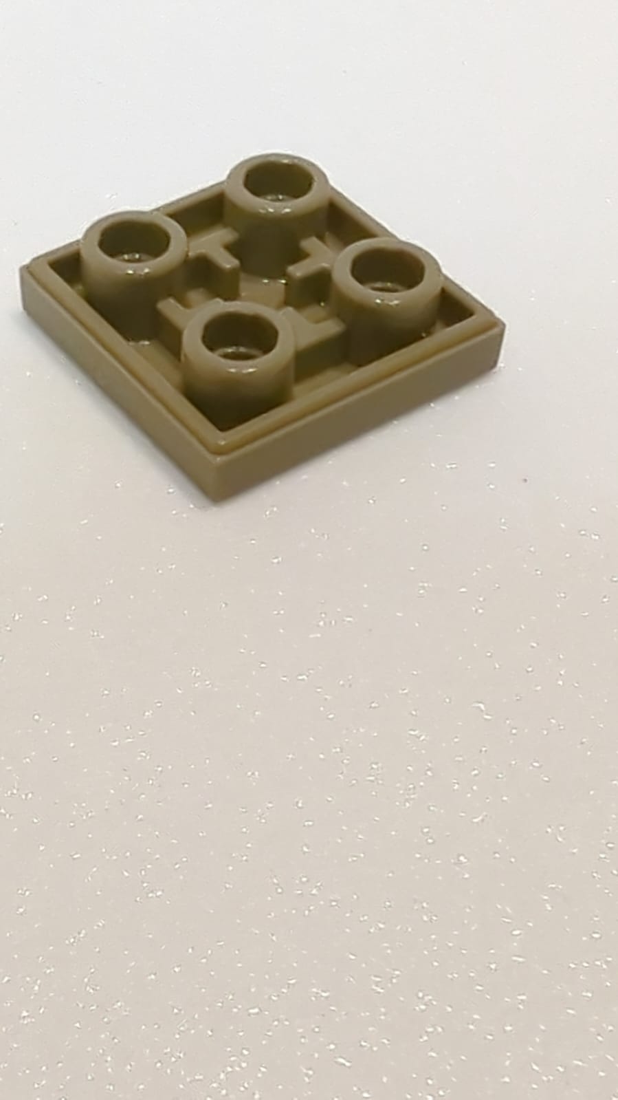 NEU Fliese, modifiziert 2 x 2 Invertiert dunkelbeige