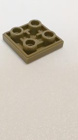NEU Fliese, modifiziert 2 x 2 Invertiert dunkelbeige