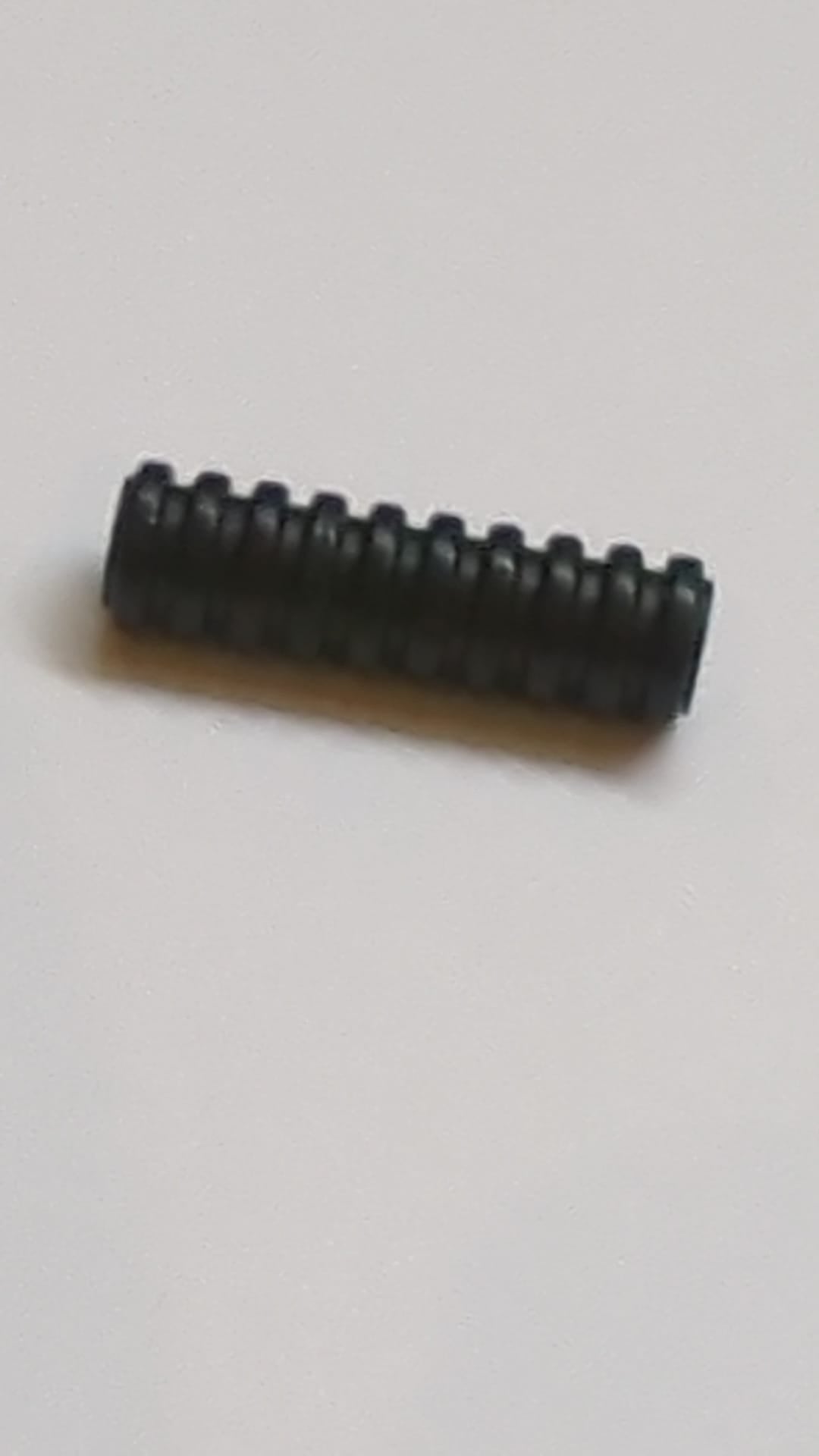 Schlauch geriffelt 3L mit 7mm Durchm schwarz