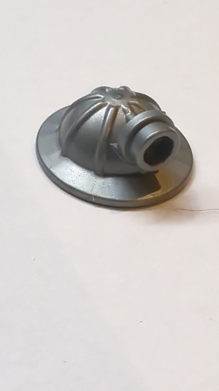 Minifigure, Headgear Helmet Mining with Head Lamp
