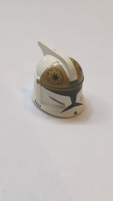 Kopfbedeckung Helm SW Klon-Soldat mit Löchern, Klon-Schütze Muster, weiß