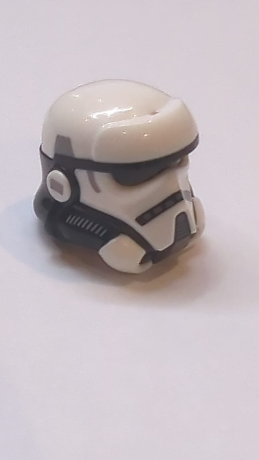 Minifigure, Headgear Helmet SW Stormtrooper, Raised Forehead, Imperial Patrol Trooper Pattern