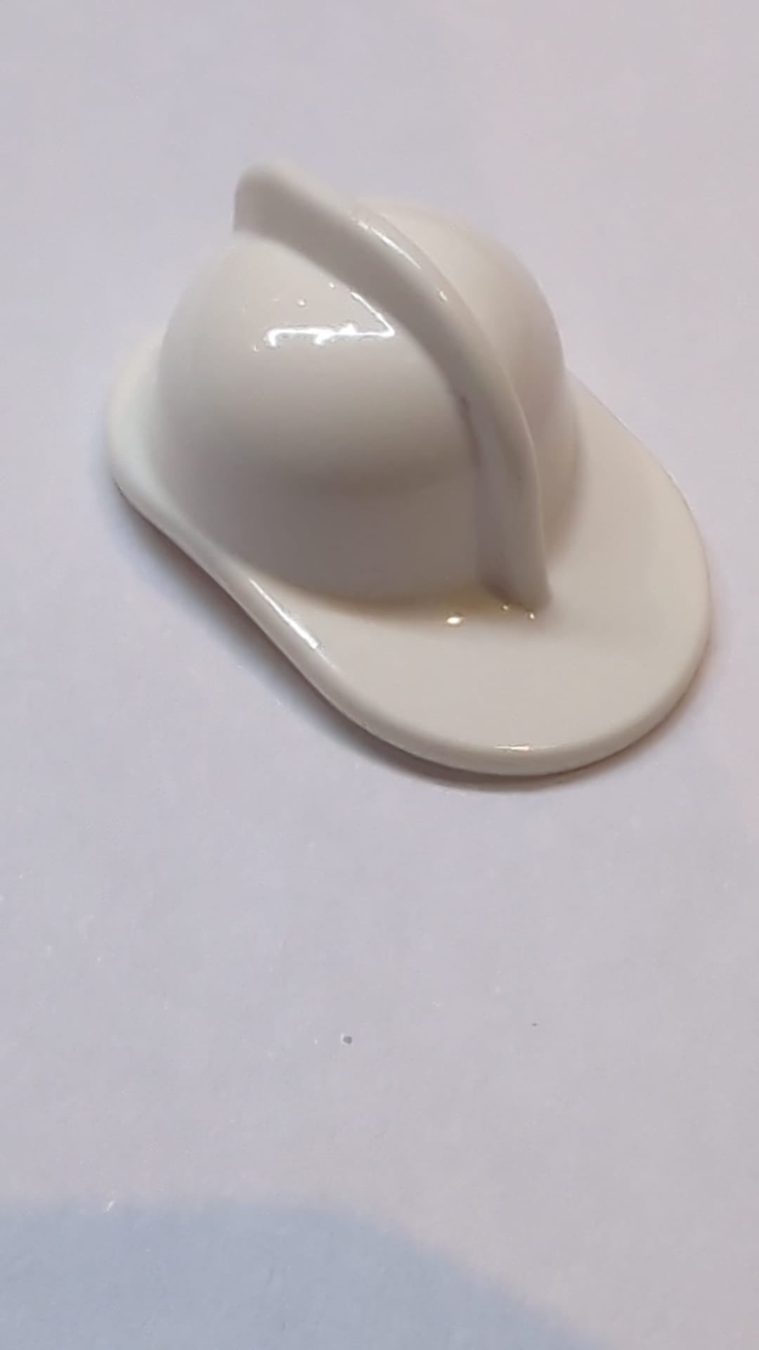 Minifigure, Headgear Fire Helmet weiß