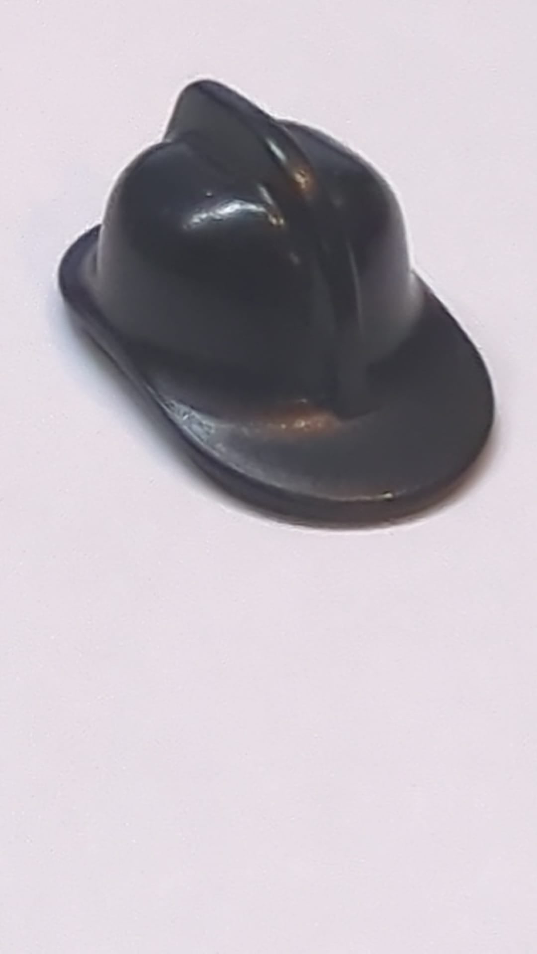 Minifigure, Headgear Fire Helmet schwarz