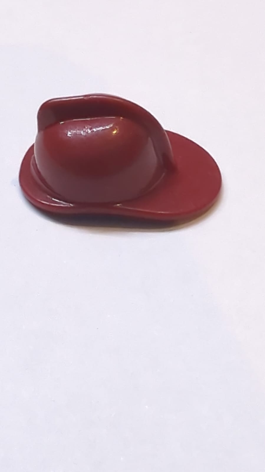Minifigure, Headgear Fire Helmet dunkelrot dark red