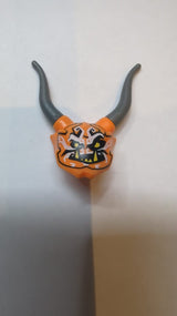 Visiermaske Ninjago Oni mit Täuschungsmaske-Muster orange