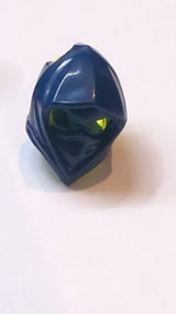 Kopfbedeckung Ninjago Wrap spitz mit schmalem Augenloch, geformt dunkelblau
