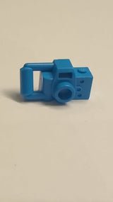 NEU Minifigur Utensil, Kamera, mit separatem Handgriff dunkelazur