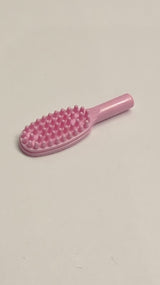NEU Minifigur Bürste - 10mm Handgriff, rosa
