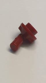 NEU Stab 1L gebogen, hohle Noppe dunkelrot