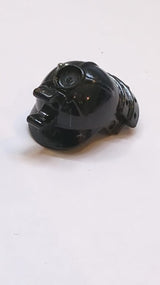 Kopfbedeckung -Helm Ninja / Samurai mit Clip und langem Visier schwarz