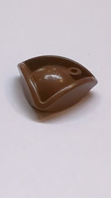 Kopfbedeckung Hut, Piraten-Dreispitz / Dreieck altbraun