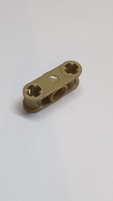 NEU Technik, Achs- Pin- Verbinder and Pin Connector senkrecht 3L mit Pinloch dunkelbeige