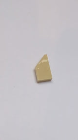 NEU Fliese, modifiziert 1 x 2 Keil links beige