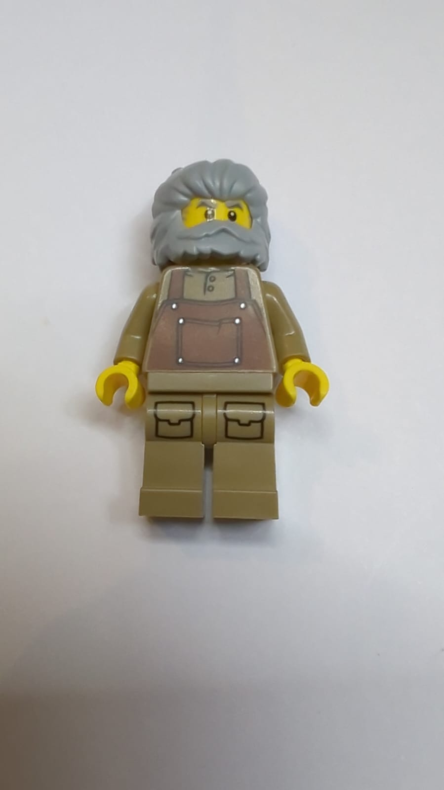 NEU Minfigur, der Haarige im Arbeitsanzug