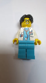 NEU Arzt mit Brille und schwarzen Haaren