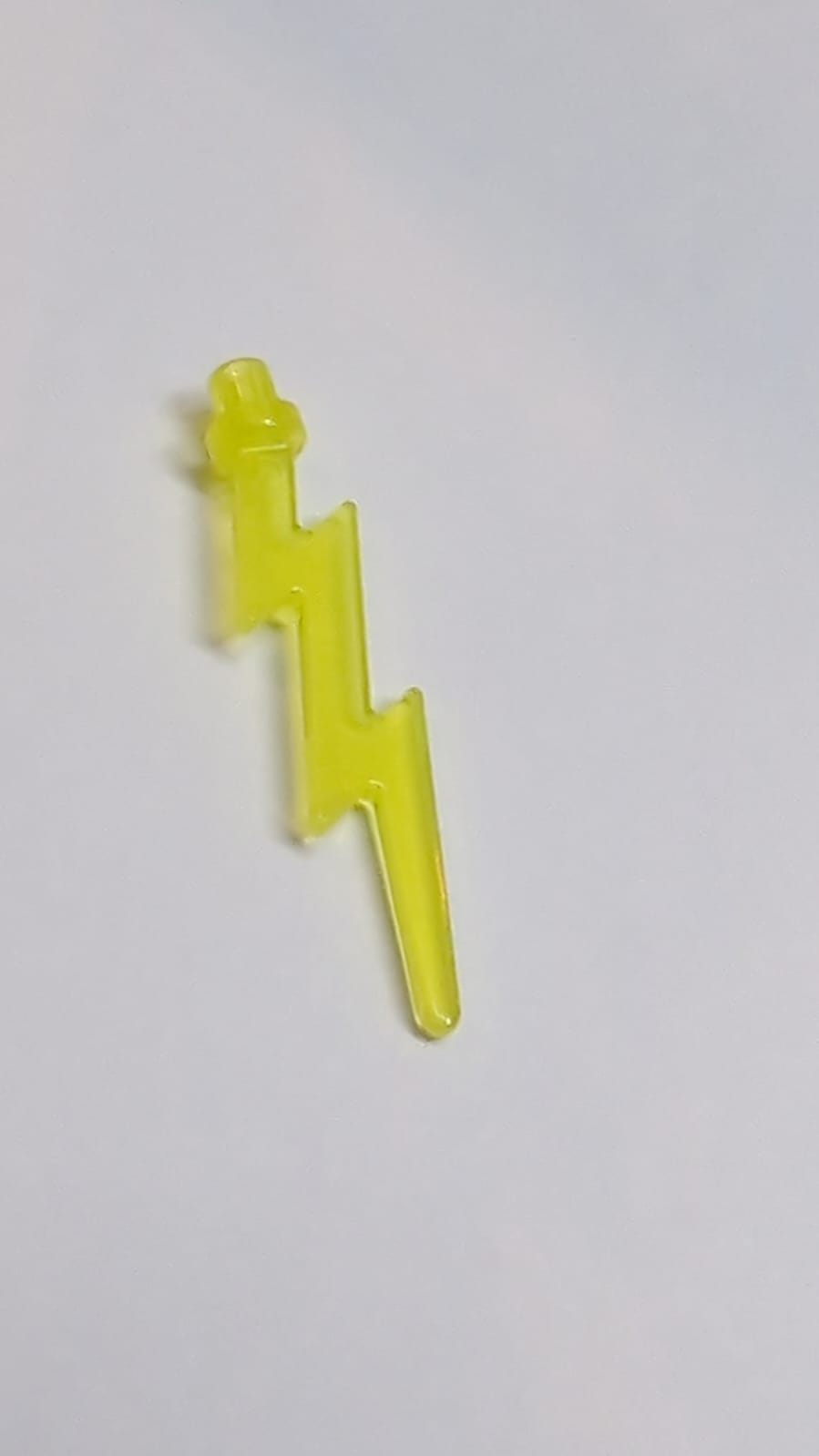 NEU Wave Angular Single mit Lenkerende (Blitzschlag) transparent gelb