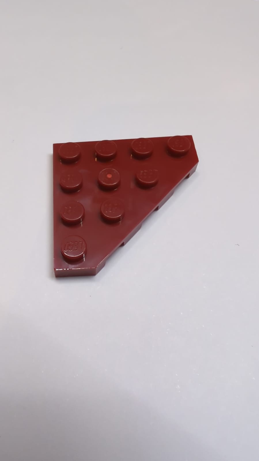 NEU Keil, Platte 4 x 4 mit abgerundeten Ecken dunkelrot