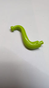 NEU Elefanten-Schwanz / Rüssel mit Endstück - Kurze gebogene Spitze lindgrün