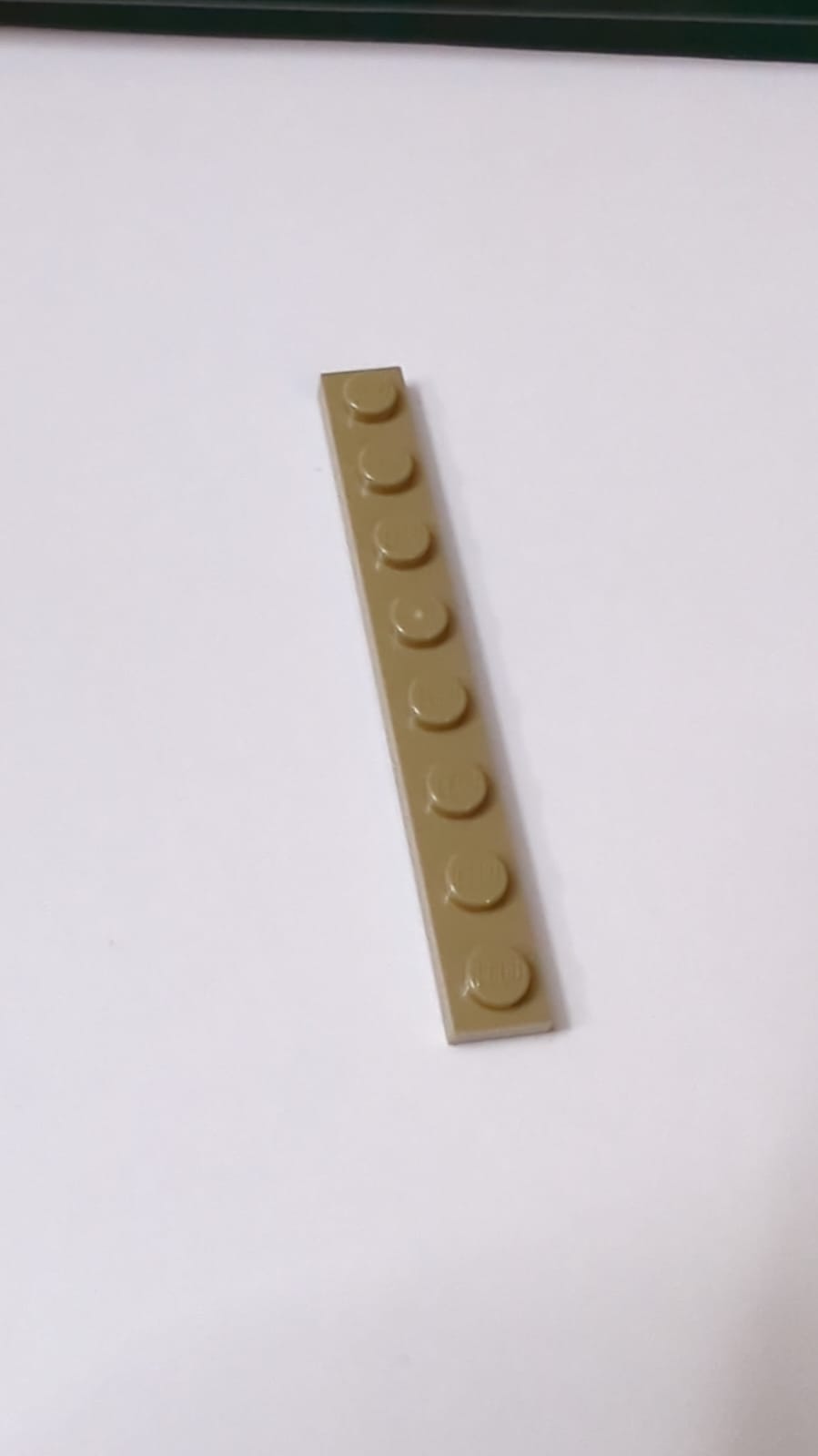 1x8 Platte dunkelbeige