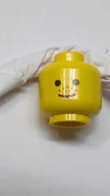 Kopf Standardgrinsen und rote Nasen-Sommersprossen-Muster gelb