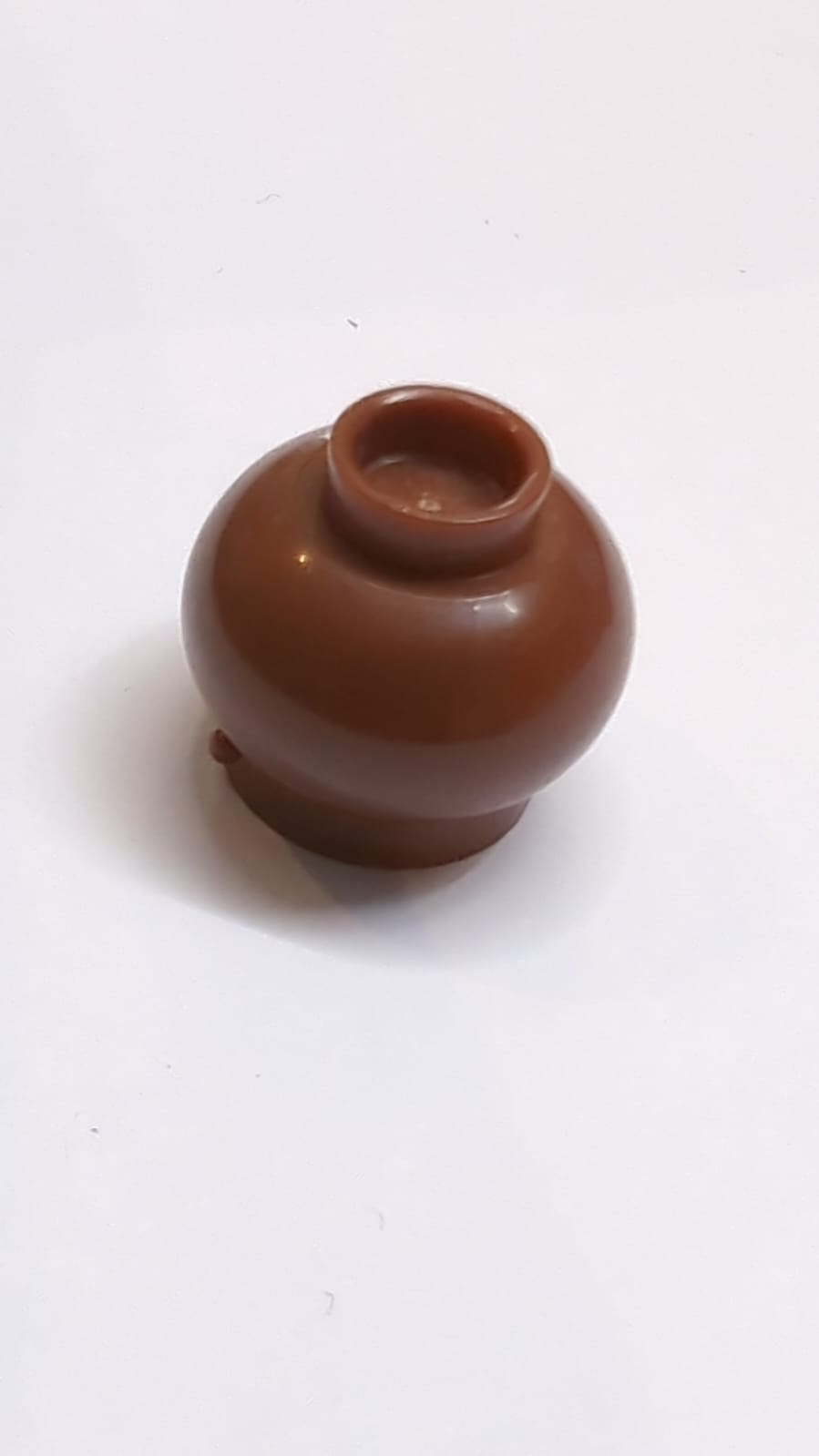 Minifigur, kleiner Utensilienbehälter mit Griffhaltern neubraun