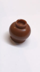 Minifigur, kleiner Utensilienbehälter mit Griffhaltern neubraun