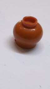 Minifigur, kleiner Utensilienbehälter mit Griffhaltern dunkelorange