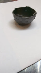 Behälter, facettiert 4 x 4 x 1 2/3, Alien-Pod-Abschnitt titan