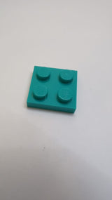 2x2 Platte türkis
