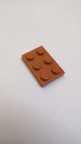 2x3 Platte dunkelorange