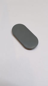 NEU Fliese rund 2 x 4 Oval neudunkelgrau