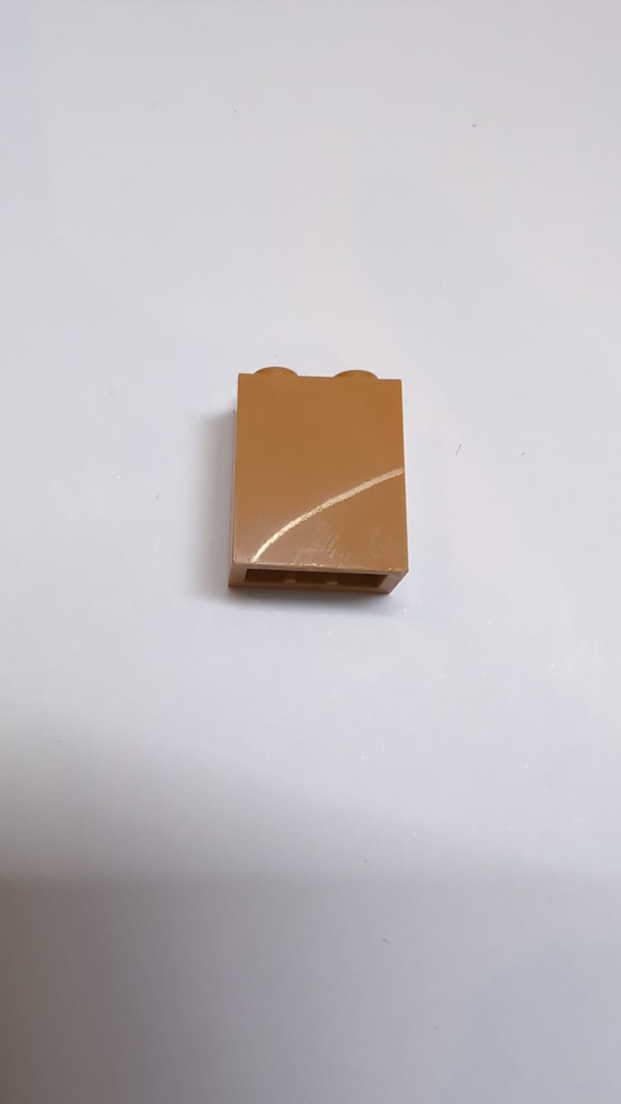 NEU Stein 1 x 2 x 2 mit Innen Noppen-Halter nougat (medium)