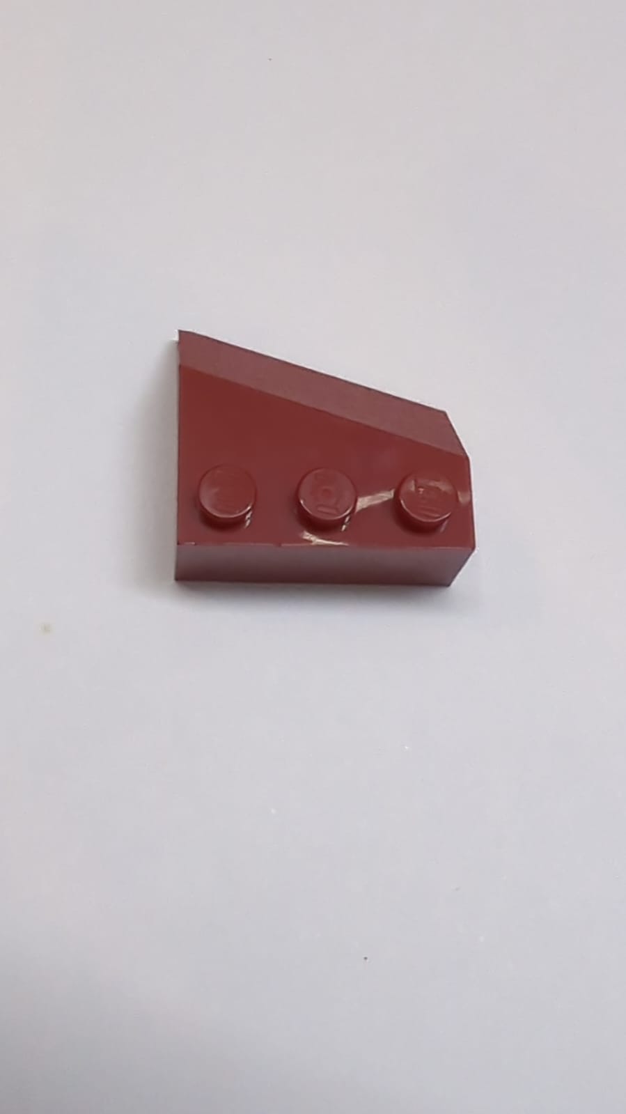 NEU Schrägstein 3 x 3 Keil links dunkelrot