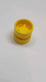 NEU Felge 11mm D. x 12mm, mit Loch für Reifen Pin gelb