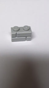 NEU Stein, modifiziert 1 x 2 mit Mauerprofil neuhellgrau