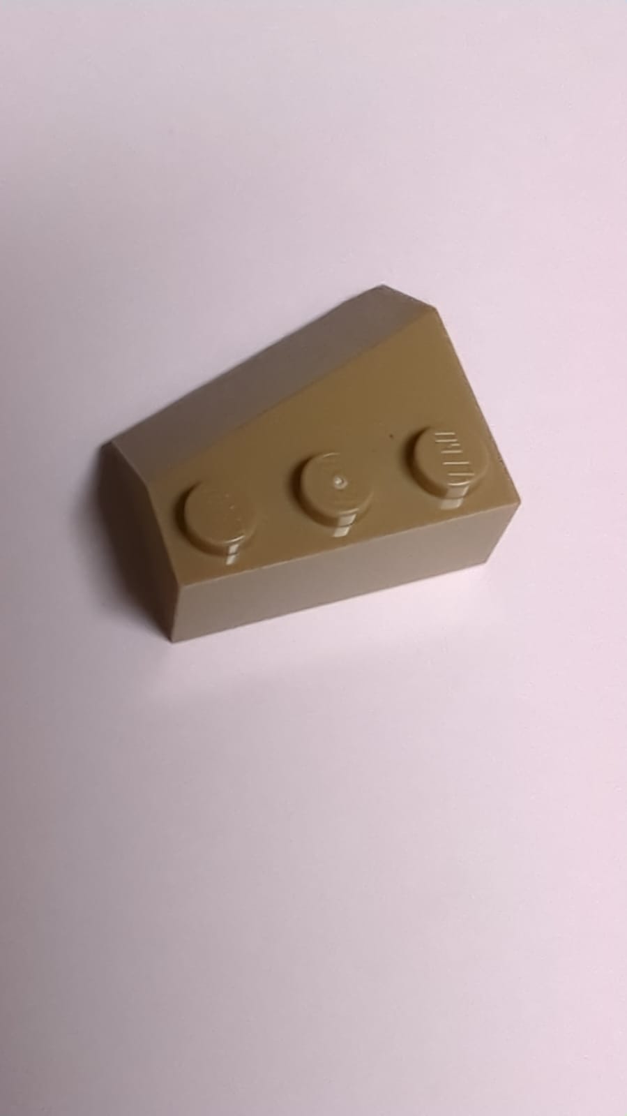 NEU Keilstein 3 x 3 gebogen rechts dunkelbeige