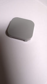 NEU Fliese, modifiziert 4 x 4 mit runden Ecken und 4 Füssen neuhellgrau