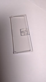 NEU Tür 1 x 3 x 6 mit Griff (Noppe) transparent weiß