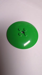 NEU Schüssel 6 x 6 umgekehrt (Radar) - feste Noppen mediumgrün