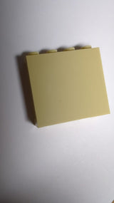 NEU Paneel 1 x 4 x 3 mit seitl. Supports - hohle Noppen beige