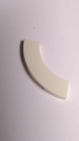 NEU Fliese rund, Ecke 3 x 3 Maccaroni weiß