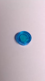 NEU Fliese, rund 1 x 1 transparent dunkelblau