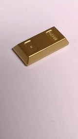 NEU Minifigur Zubehör Barren metallic gold