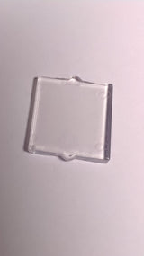 NEU Glas für Fenster 1x2x2 flache Front transparent weiß